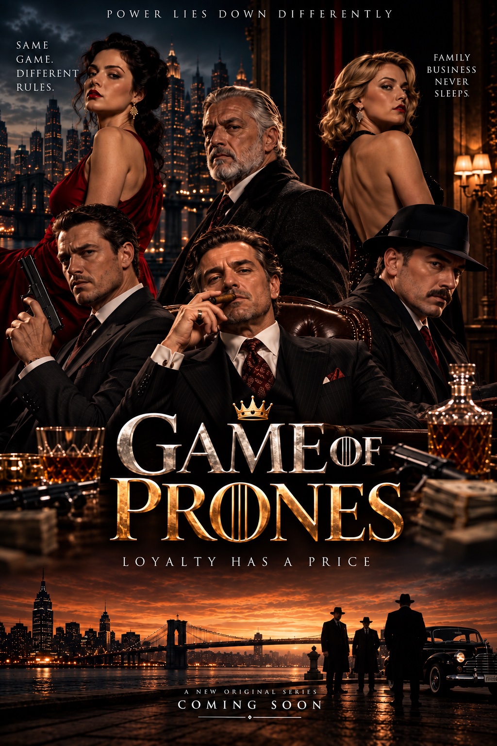 GAME OF PRONES — official series poster